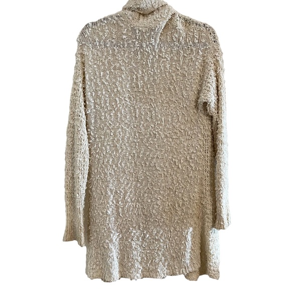 Akemi + Kin Anthropologie Fringe Knit Sweater Size Medium Cream - Picture 5 of 9